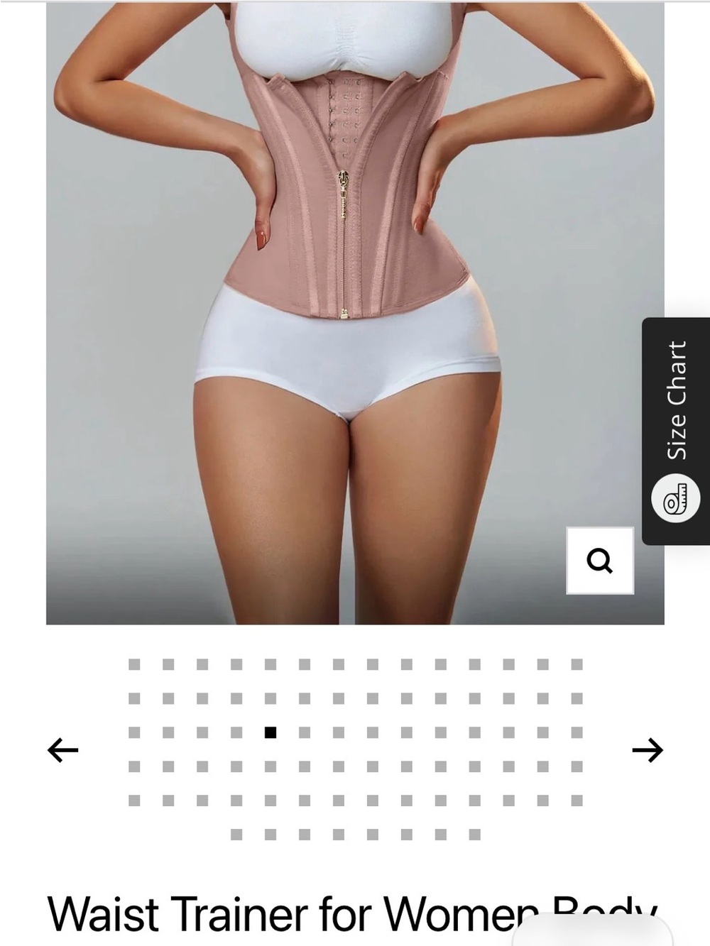 Shapeshe - Waist Trainer Corset for Women - Nude